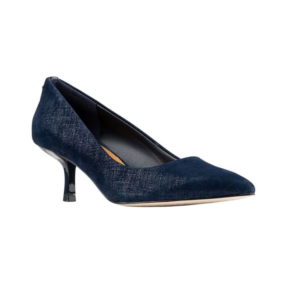 Donald Pliner Calibra Leather Pump, Navy